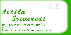 attila szemeredi business card